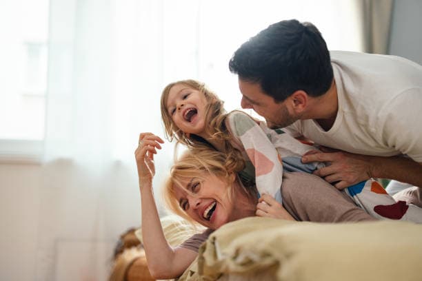 Family at home
